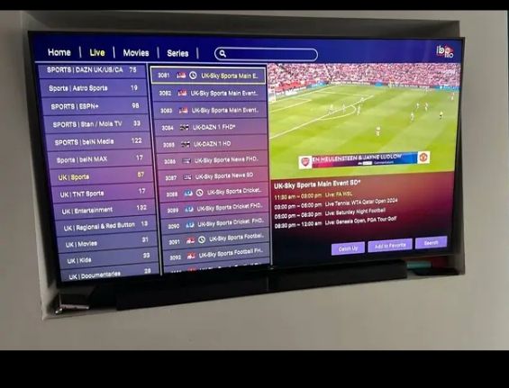 IPTV App Interface